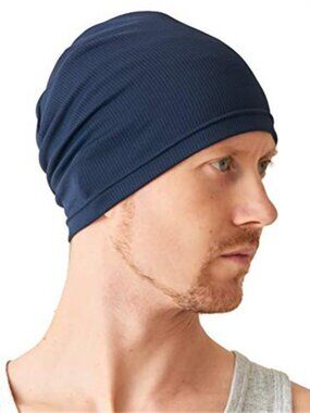 Mens Skull Cap Beanie Moisture Wicking Workout Running Helmet Liner Hat